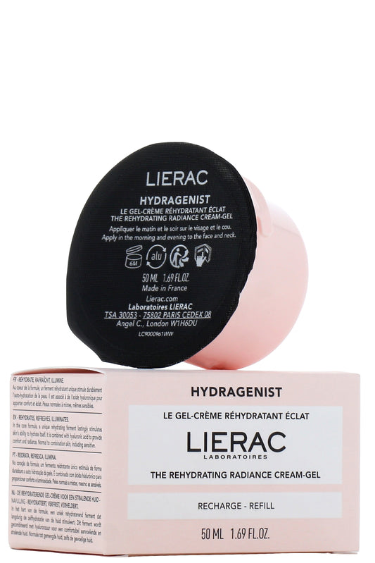 Lierac Hydragenist Rehydrating Gel-cream Refill 50ml - Ultra-light For Combination Skin