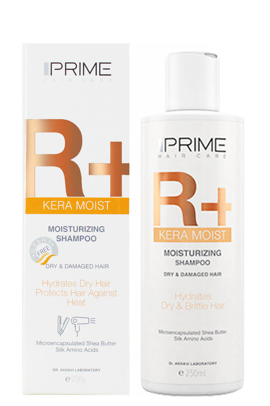 شامبو Primehaircare Kera Moist المرطب عميق الترطيب والإصلاح بزبدة الشيا والأحماض الأمينية الحريرية للشعر الجاف والتالف 250 جرام