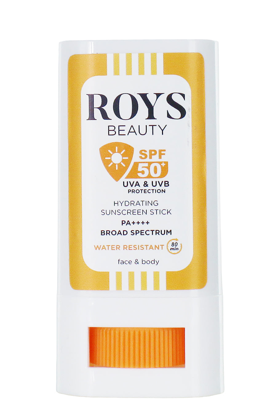 Roysbeauty Hydrating Sunscreen Stick Spf 50+ Broad-spectrum Uva/uvb Protection Water-resistant 20g