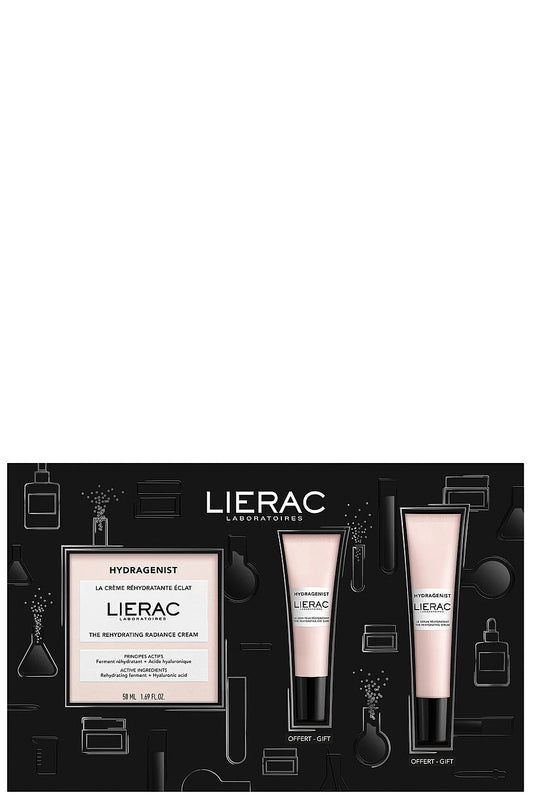 Lierac Noel 2023 Hydra Cream Set - كريم مرطب، سيروم وعناية للعين