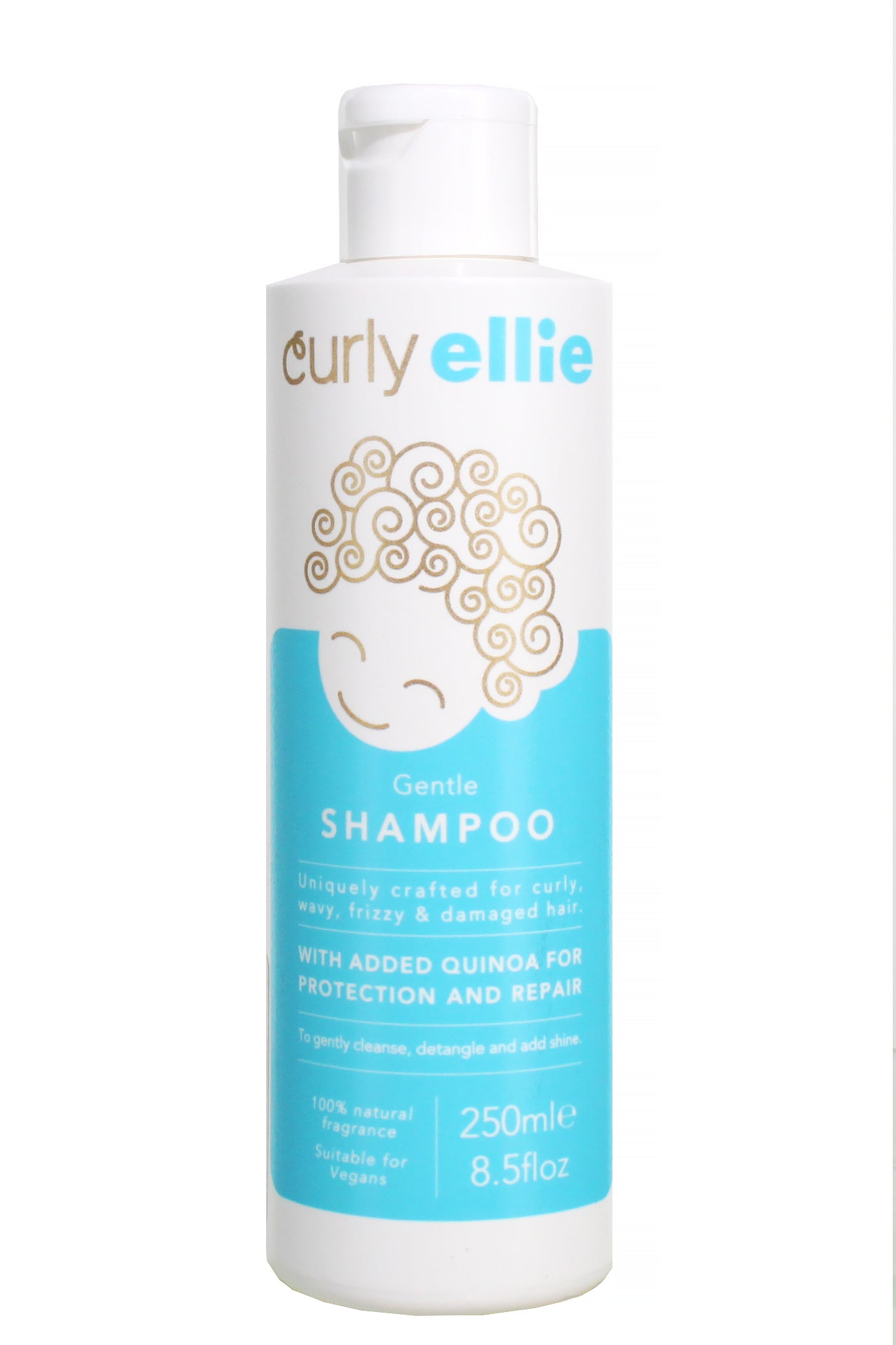 Curly Ellie Gentle Shampoo Nourishing Formula For All Hair Types - 250 Ml
