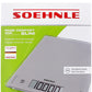 ميزان مطبخ رقمي Soehnle Page Comfort 300 Slim عالي سعة الوزن 10 كجم شاشة LCD كبيرة جدًا وظيفة الوزن الفارغ