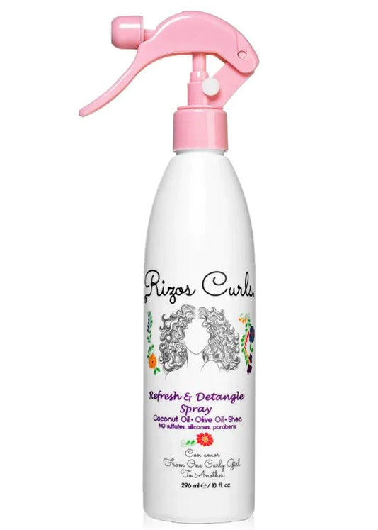 Rizos Curls Refresh & Detangle - بخاخ 2 في 1 يترك على الشعر سعة 10 أوقية