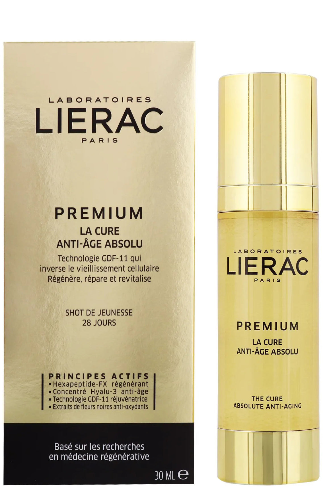 Lierac Premium The Cure Absolute Anti-aging 30ml - Gdf-11 Technology For Skin Renewal