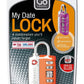 Go Travel My Date Lock 5-dial Calendar Padlock Personalized Luggage Security Durable Travel Accessory