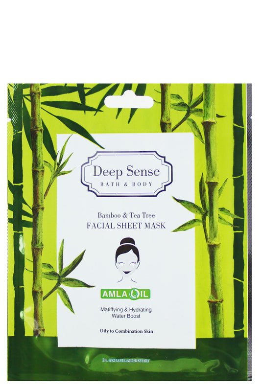 Deep Sense - Bamb & T/tree Facial Sheet Mask 25gr