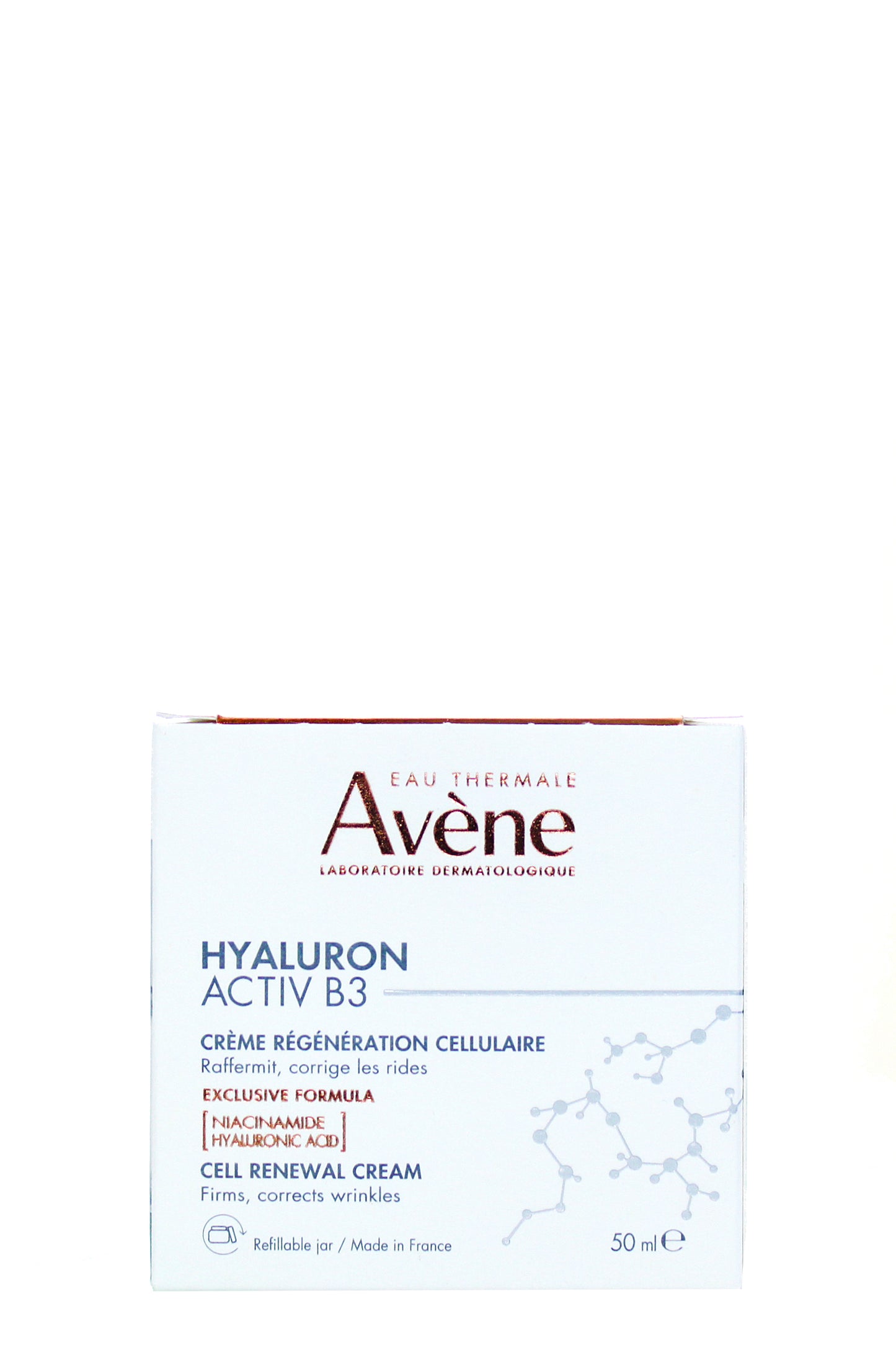 كريم أفين المرطب النهاري بحمض الهيالورونيك للبشرة الحساسة 50 مل لمسة نهائية غير دهنية
