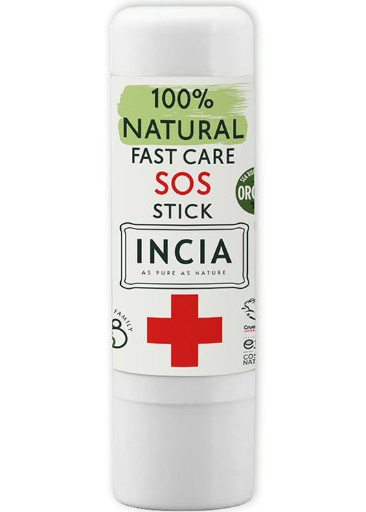 Incia Natural Sos Care Stick للإغاثة السريعة من تهيج الجلد بمكونات عضوية 6 جرام