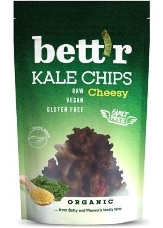 Smart Organics Kale Chips With Vegan Cheese And Pepper 30g With Organic Kale