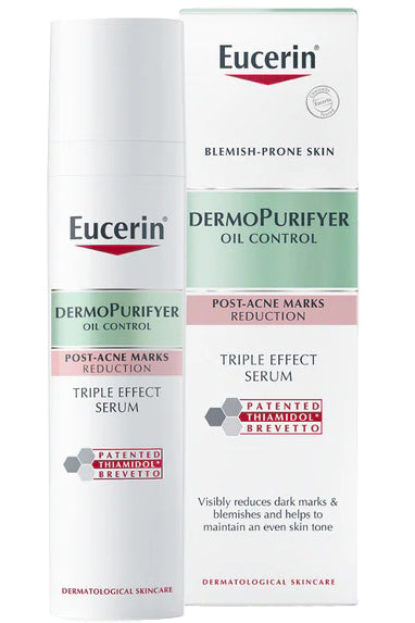 Eucerin Dermopurifyer Triple Effect Serum With Thiamidol For Post-acne Marks - 40ml