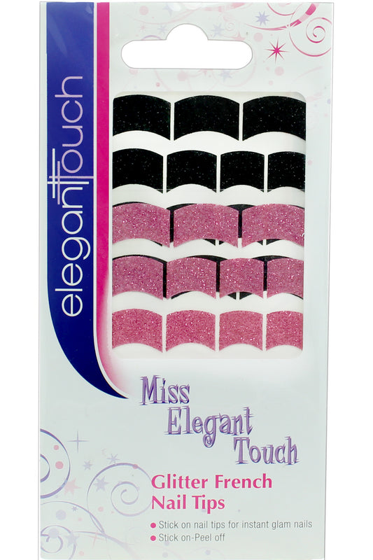 ملصقات أظافر Elegant Touch Miss Glitter الفرنسية
