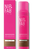 Nip Fab Faux Tan Core Mousse Dark Tan Glycolic Acid 200ml Mocha Shade تطبيق خالٍ من الخطوط