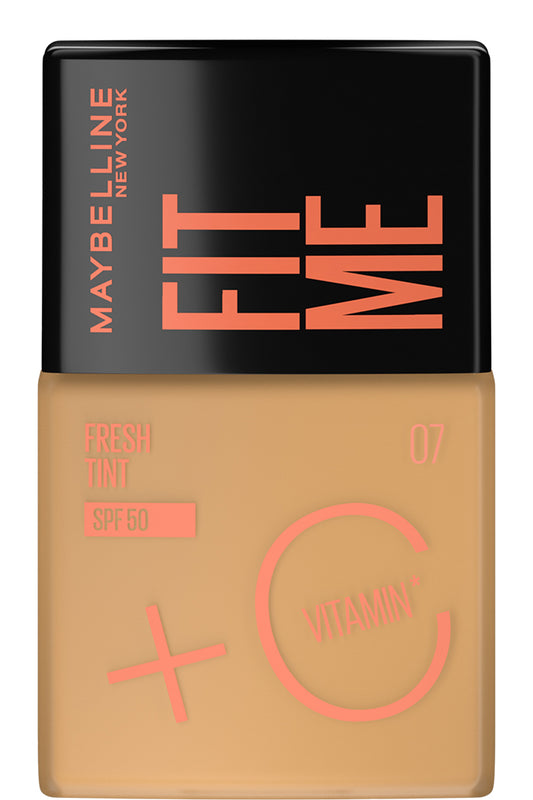 Maybelline Fit Me Foundation Fresh Tint Vitamin C Spf50 07 – Radiant Skin, Dark Spot Reduction