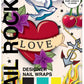 ملصقات أظافر "بيوتي روك" (Beauty Rock Nail Wraps Tattoos Nr060) لفن تزيين الأظافر الإبداعي وثبات يدوم 10 أيام