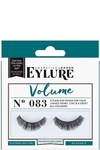 رموش Eylure Naturalites Super Full Volumateur 083 - رموش قصيرة وكثيفة لمظهر متوازن