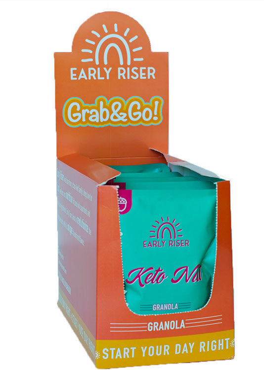Early Riser Keto Nut Low Carb Granola With Monkfruit - 10 Sachets Box