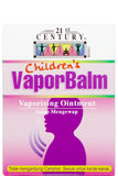 21st Century Vapor Balm خالٍ من الكافور لتخفيف نزلات البرد والإنفلونزا بالفراولة 38 جم