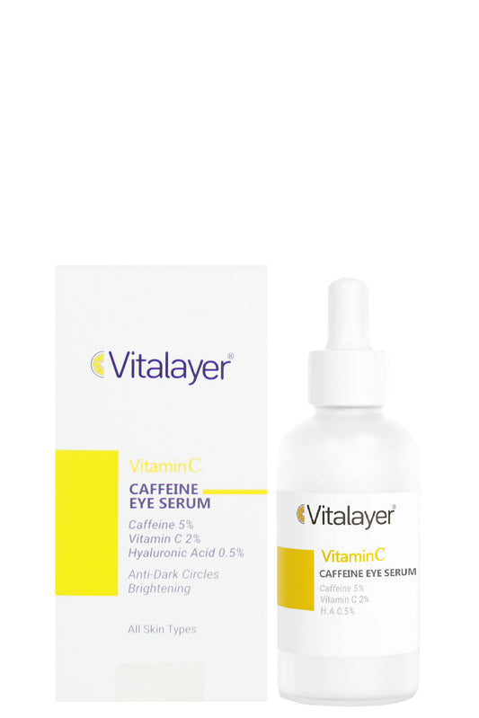 Vitalayer - سيروم العين بالكافيين وفيتامين سي وفيتامين سي 30 مل