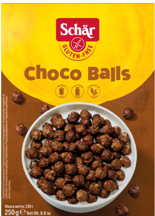 Dr. Schär Choco Balls 250g, Crunchy Milly Magic Cereals, Memory Game Included