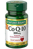 Nature's Bounty Coq-10 100mg دعم مضاد للأكسدة للقلب والأوعية الدموية 45 كبسولة
