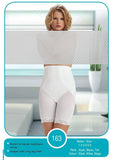 New Night Shapewear Long Leg Brief Firm Control Compression Support Size S Color Skin