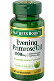 Nature's Bounty Evening Primrose Oil 1000mg Women's Pms Support 60 Softgels