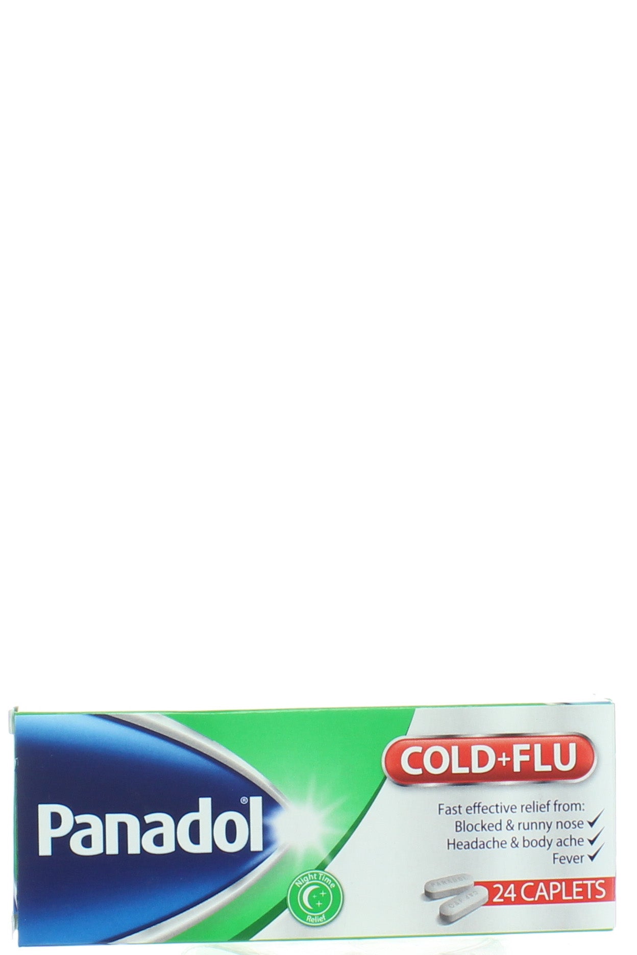 Panadol Cold And Flu 500 Mg/2 Mg/30 Mg, 24 Tablets, Blister Pack