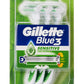 شفرات حلاقة جيليت بلو 3 للعناية بالبشرة الحساسة – 3 قطع بتقنية Comfortgel