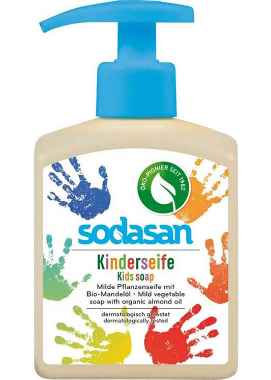 Sodasan Kids Liquid Soap - With Olive And Almond Oil, 300ml