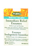 Flora, Immediate Relief Digestive Support With Protease & Amylase For Enhanced Nutrient Absorption, 21 Vegetarian Capsules