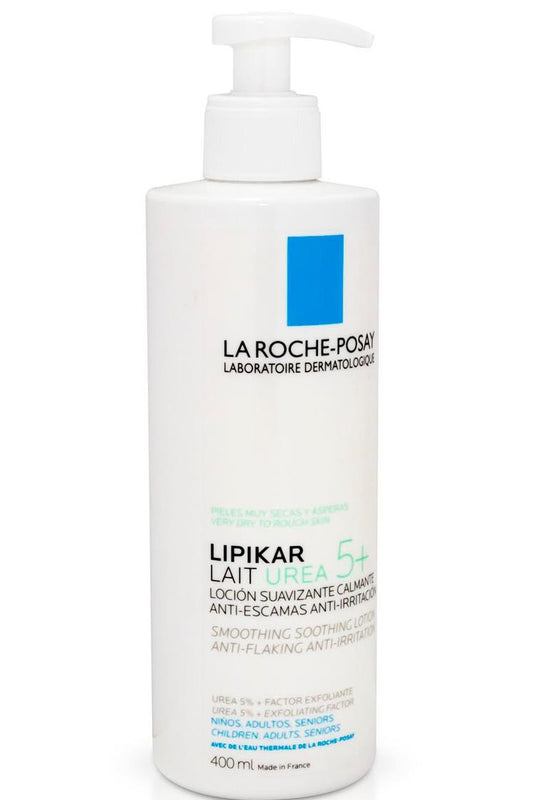 La Roche-Posay Lipikar Lait Urea 5+ لوشن الجسم بزبدة الشيا واليوريا - للبشرة الجافة والخشنة 400 مل