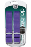 Go Travel Luggage Straps 225 Double Security For Easy Identification And Durable Design 2-pack Bright Colors Adjustable Size