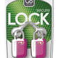 Go Travel Secure Locks - 2 Bright Key Locks For Luggage - Enhanced Security, Easy Identification, Durable Design, Hot Colors