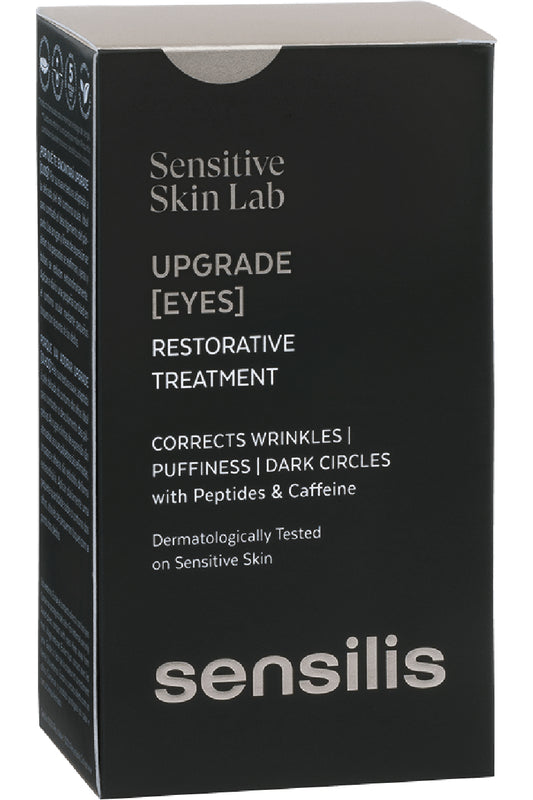 Sensilis Upgrade Eye Contour Cream Reduces Bags And Dark Circles, Smooths Fine Lines And Wrinkles, 15ml