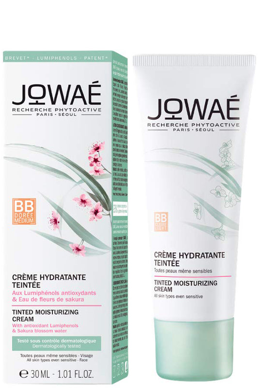 Jowae Tinted Moisturizing Cream Radiant Glow Hydrating Formula 30ml With Lumiphenols And Sakura Blossom Water