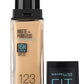 Maybelline Fit Me Foundation Matte Poreless Spf22 123 – Shine-free Natural Matte For All Skin Types