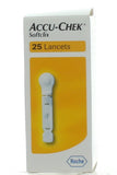 Accu-chek Softclix Pain-free Blood Glucose Testing Lancets 25 Pack - Comfortable Blood Sampling With Precision Engineering - 25 Count