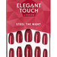 Elegant Touch Colour Nails - Steel The Night أظافر صناعية