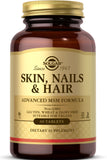 Solgar Skin Nails & Hair Advanced Msm Optimsm Collagen Vitamin C Copper L-proline L-lysine Complex 60 Tablets