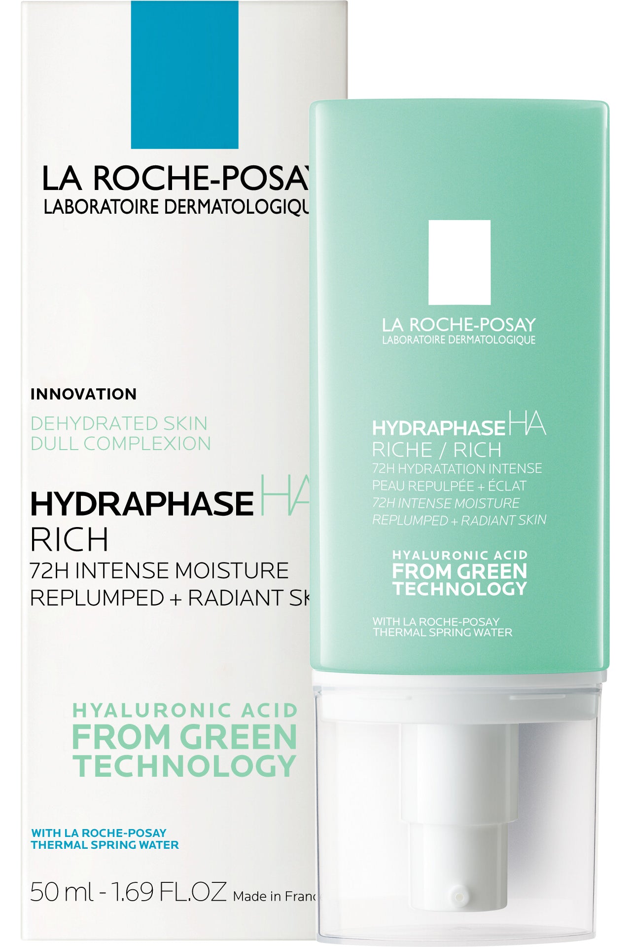 La Roche-posay Hydraphase Ha Rich Moisturizer 72h Intense Hydration With Shea Butter 50ml Sensitive Skin