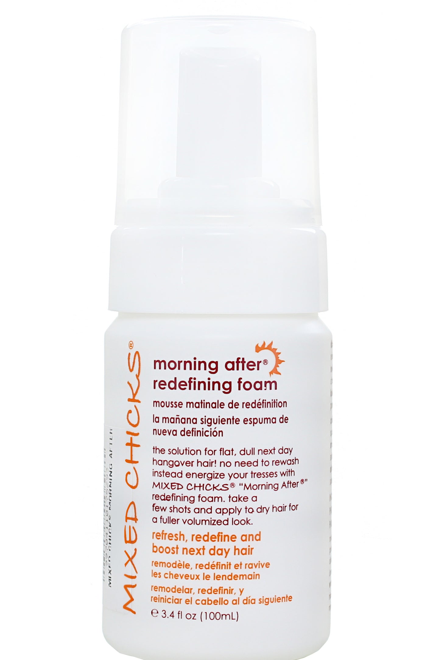 Mixed Chicks Morning After Redefining Foam Lightweight Curl Energizer With Hydrolyzed Wheat Protein 100ml Paraben & Sulfate Free