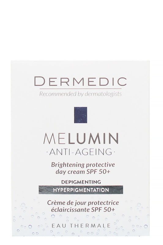 Dermedic Melumin Brightening Day Cream Spf 50+ Hydrating Non-greasy Formula 50ml