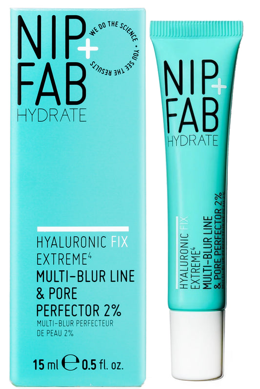 Nip Fab Hyaluronic Fix Extreme4 مصحح المسام متعدد الضبابية بحمض الهيالورونيك النقي 2%، مقاوم لعلامات التقدم في السن، ومرطب - 50 مل