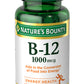 Nature's Bounty فيتامين ب12 1000 مكجم لدعم الطاقة والجهاز العصبي 200 قرص