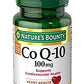 Nature's Bounty Coq-10 100mg دعم مضادات الأكسدة للقلب والأوعية الدموية 45 كبسولة