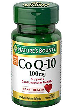 Nature's Bounty Coq-10 100mg دعم مضادات الأكسدة للقلب والأوعية الدموية 45 كبسولة