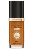 كريم أساس Max Factor Facefinity All Day Flawless (98 وارم هازلنت) - 3 في 1 برايمر، خافي عيوب وكريم أساس