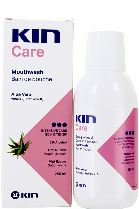 Kin Kincare Mouthwash Fresh Breath & Gum Health Support With Fluoride 250ml Alcohol-free Formula