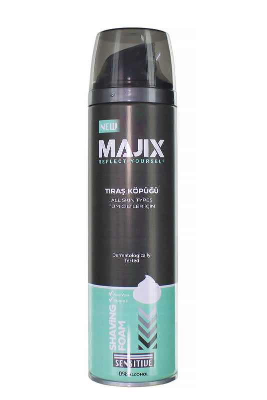 Lider Sensitive Shaving Foam With Aloe Vera & Allantoin For Smooth Irritation-free Shave - Alcohol-free 200ml
