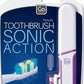 Go Travel Sonic Toothbrush Traveller - 20,000 Vibrations/minute With Replaceable Head And Integrated Travel Case